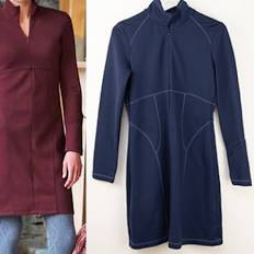 Athleta half-zip Cassidy dress